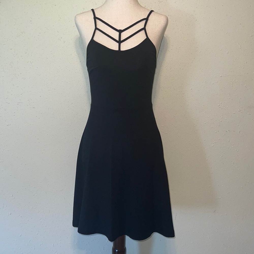 Black EXPRESS a-line dress
